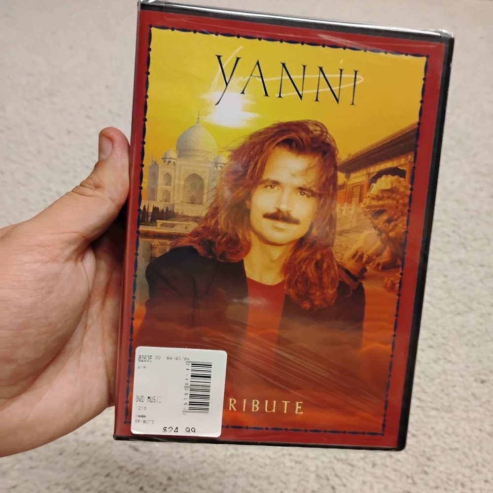 Yanni Tribute DVD 1997 - NEW SEALED Taj Mahal PBS Special Greek Folk Electronic